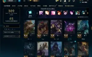 Unranked com 115 Champs e 52 Skins ( ADC / SUP )