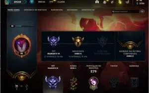 Conta League of Legends  Diamante 3