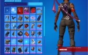 Conta de fortnite 57 skins, funciona em pc e ps4