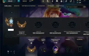 Ouro 4 com 45 Champs e 15 Skins