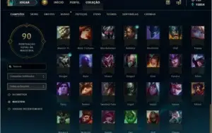 LOL - 91 campeões, 17 Skin, 67 ícones, conta 2012 !