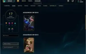 LOL - 91 campeões, 17 Skin, 67 ícones, conta 2012 !