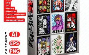 Pack Artes Record Of Ragnarok Sublimação, Serigrafia, Dtg