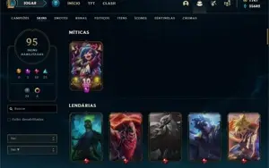 Conta Valorant Plat + Conta LoL unranked