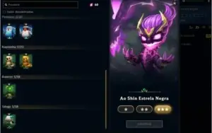 Conta League of Legends nível 181/513 skins e muito +