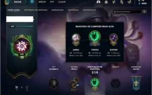 Conta unranked com 140 champs e 98 skins ( MAIN SUP )