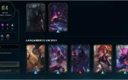 Conta LOL lvl 239, prata IV, com 84 skins