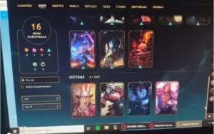CONTA LOL PRATA 2 BARATO COM SKINS BOAS