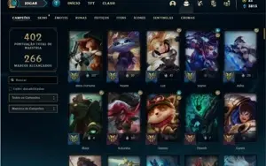 Conta bronze 3 com 133 Champs e 102 Skins