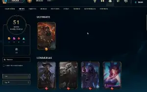 Conta Wild Rift 78 Skins, 2x ex GM + Conta LoL 50 Skins.