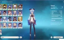 AR 52 - Ganyu, Zhongli, Qiqi e Mona