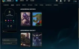 CONTA LEAGUE OF LEGENDS