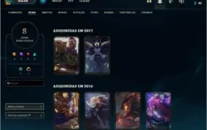 CONTA LEAGUE OF LEGENDS
