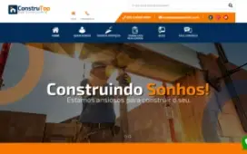 Site para Construtora com Painel Administrativo