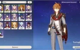 Genshin Impact Rank de Aventura 34 / 16 Personagens