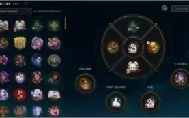 Conta LOL lvl 330 412 Skins Todos Campões MMR BOM
