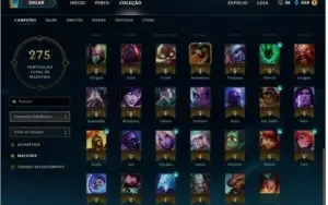 Conta de league of legends platina