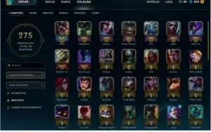 Conta de league of legends platina