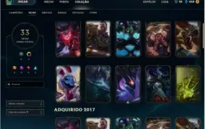 Conta de league of legends platina