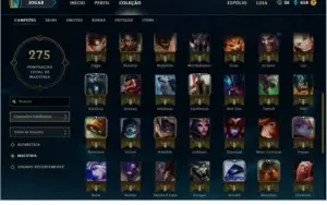 Conta de league of legends platina