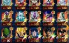 +100 chars SSR e LR Rank 424 DBZ Dokkan Battle