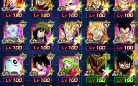 +100 chars SSR e LR Rank 424 DBZ Dokkan Battle