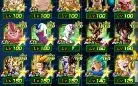 +100 chars SSR e LR Rank 424 DBZ Dokkan Battle