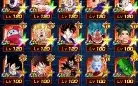 +100 chars SSR e LR Rank 424 DBZ Dokkan Battle
