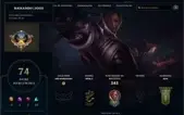 Conta LoL, Ícone de Diamante, 70 skins