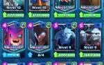 CONTA LEVEL 14 DESAFIANTE 3, TODAS AS CARTAS 28 LVL 14