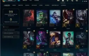 CONTA LOL DIAMANTE 4 - LEAGUE OF LEGENDS