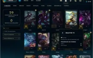 CONTA LOL DIAMANTE 4 - LEAGUE OF LEGENDS