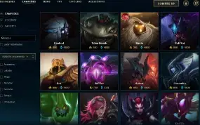 Bronze 2 com 115 Champs e 77 Skins ( Mais de 10 Jogos )