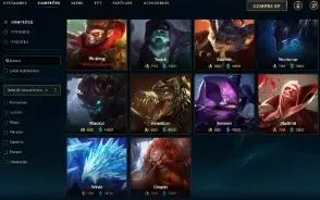 Bronze 2 com 115 Champs e 77 Skins ( Mais de 10 Jogos )