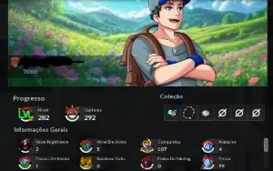 Conta Pokexgames Server Wind Level 282 gardestrike