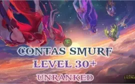 ⫷ CONTAS UNRANKED LV 30+ PARA SMURFAR • SKINS • ESPÓLIOS ⫸