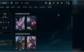 CONTA DE LOL COM SKIN KAYLE JUÍZA E VITORIOSAS DE 2016/17/18