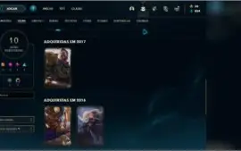 CONTA DE LOL COM SKIN KAYLE JUÍZA E VITORIOSAS DE 2016/17/18