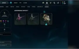 CONTA DE LOL COM SKIN KAYLE JUÍZA E VITORIOSAS DE 2016/17/18
