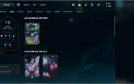 CONTA DE LOL COM SKIN KAYLE JUÍZA E VITORIOSAS DE 2016/17/18