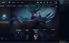 CONTA DE LOL COM SKIN KAYLE JUÍZA E VITORIOSAS DE 2016/17/18