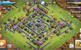 CONTA CV 13 CLASH OF CLANS 6 CONSTRUTORES
