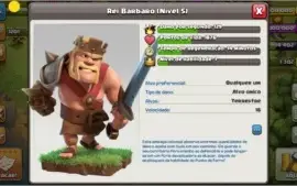 Conta Clash of Clans CV7 full + 1.300 gemas