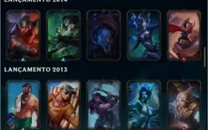 Conta de LoL 96 champs. 64 skins.