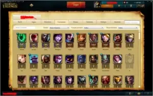 conta de lol Gold3 com 82 champions e skins lendarias