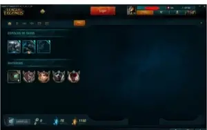 conta de lol Gold3 com 82 champions e skins lendarias