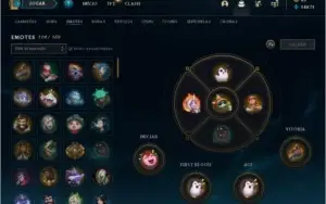 Conta lol possui 116 champion, 71 skins,email pode  trocar.