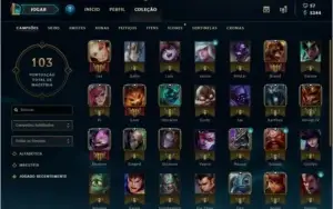 Conta de League Of legends Diamante 4