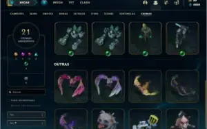 Conta Unranked com 201 Skins e 155 Champs + 5 Ultimates