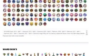 Conta Unranked com 201 Skins e 155 Champs + 5 Ultimates